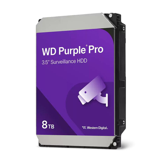 Western Digital WD8002PURP 8TB 3.5" SATA 7200RPM 256MB Hard Drive