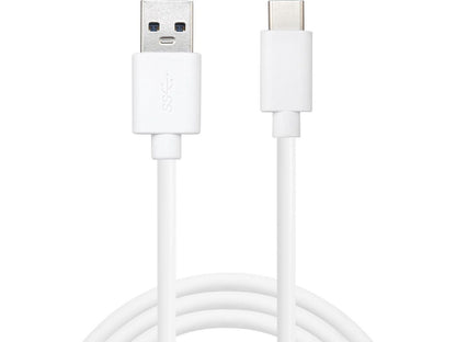 Sandberg 136-14 USB-C 3.1 to USB-A 3.0 Cable, 2m White Male/Male RoHS Certified