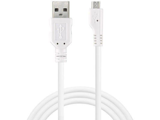 Sandberg 440-33 MicroUSB Sync/Charge Cable 1m – USB 2.0 White Male/Male