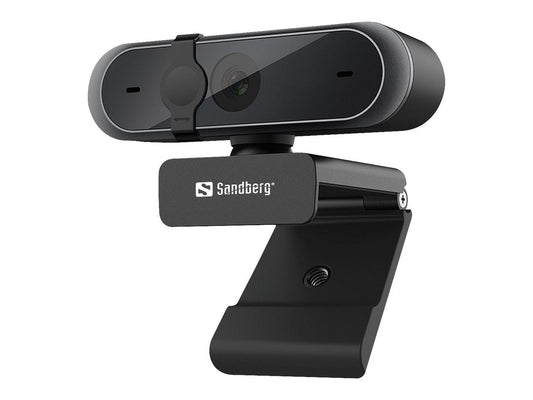 Sandberg 133-95 USB Webcam Pro – Full HD 1080P Autofocus Privacy Shutter