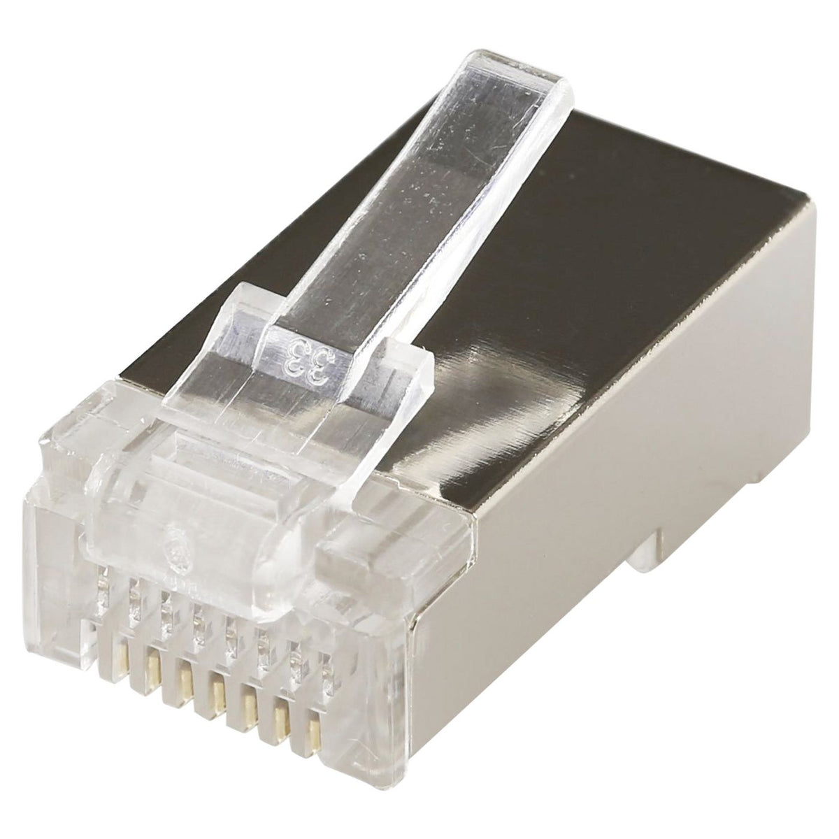 Building Rj45 Sever MicroConnect CON6AFTPE RJ45 Plug Cat6a FTP Easy Connector 50pcs ...