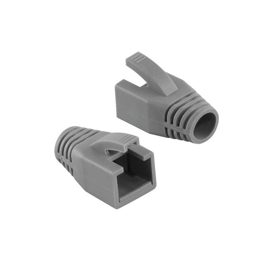 MicroConnect CONB85 Strain Relief Boot for Cat7 Cables up to 8.5mm – Grey (50 Pack)