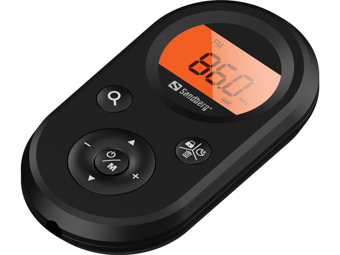 Sandberg 421-02 Pocket Radio FM/AM Portable Rechargeable – Black