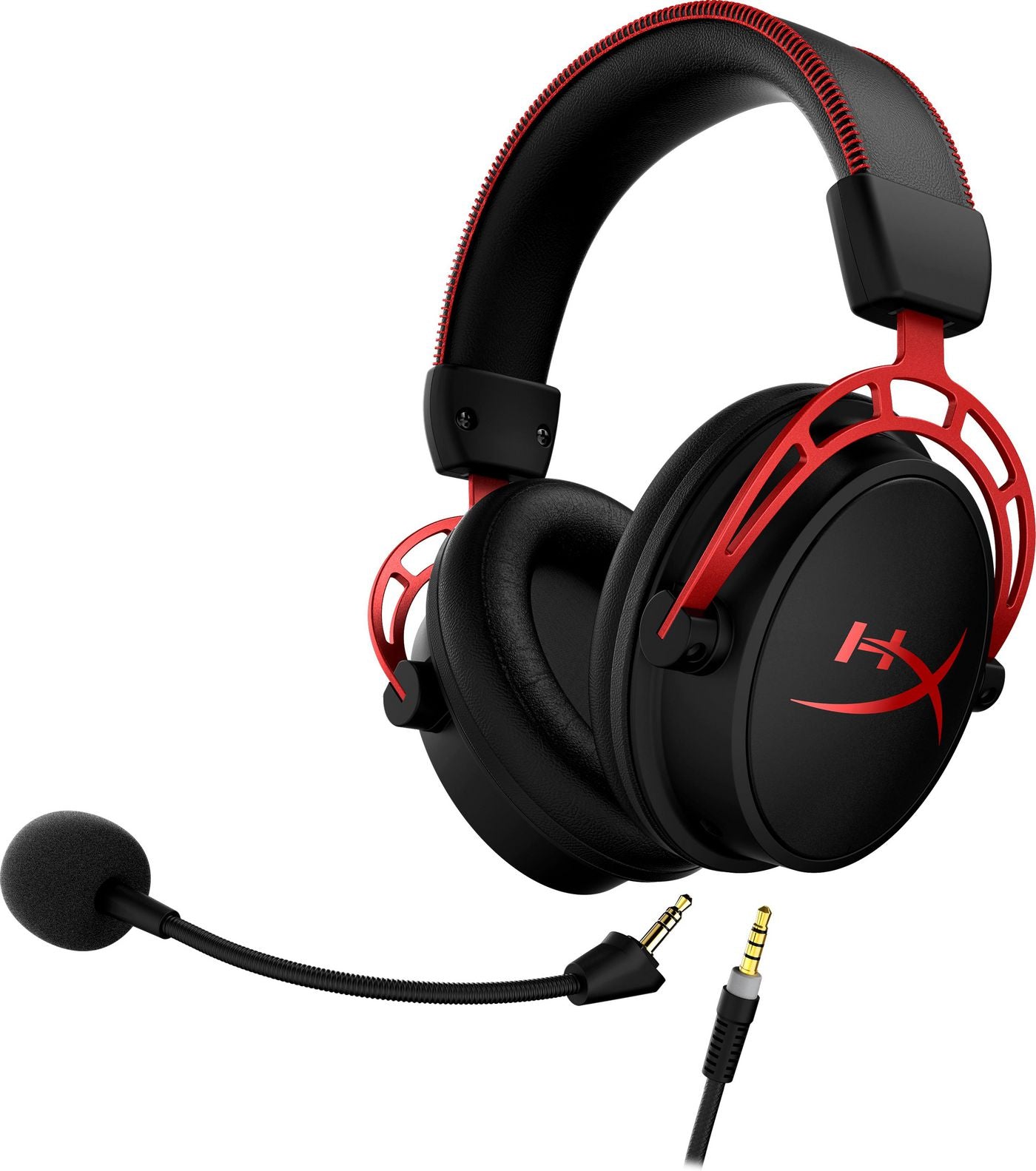 HP 4P5L1AM#ABB HyperX Cloud Alpha Gaming Headset – Binaural, Black-Red