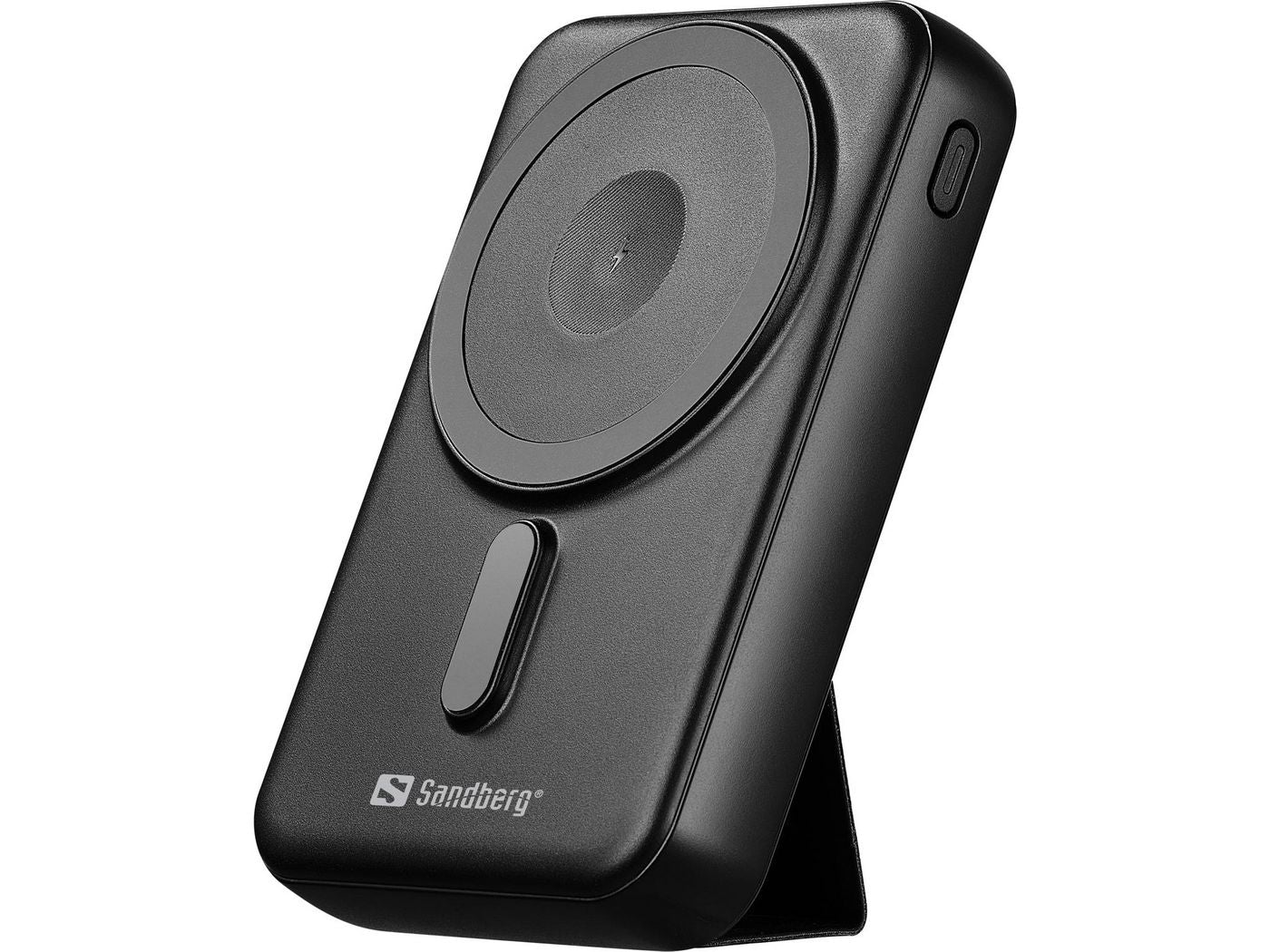 Sandberg 420-94 Magnet Wireless Powerbank 10000 – 10000mAh, Wireless Charging, USB-C, USB-A