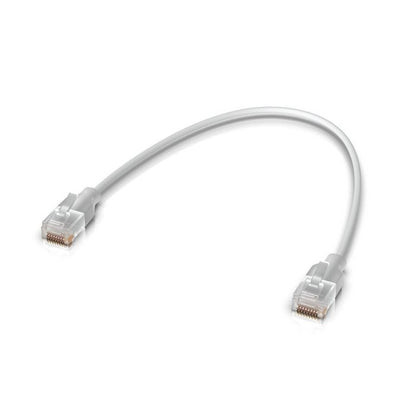 Ubiquiti UACC-CABLE-PATCH-EL-0.15M-W UniFi Etherlighting Patch Cable – 0.15m Cat6 RJ45, 2.5mm, White