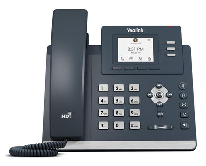 Yealink 1301016 IP Phone MP52 E2 Teams – 2.4" LCD, Gigabit Ethernet, Grey