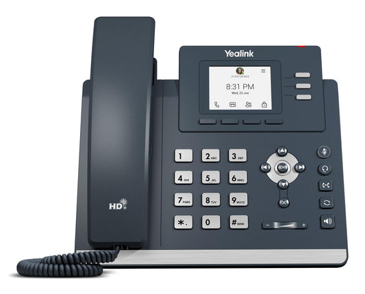Yealink 1301016 IP Phone MP52 E2 Teams – 2.4" LCD, Gigabit Ethernet, Grey