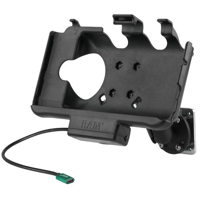 RAM Mounts RAM-101-225B2-SAM60CP-V7CU USB-C Powered Tablet Mount – 3-Year Warranty