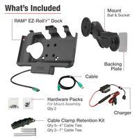 RAM Mounts RAM-101-225B2-SAM60CP-V7CU USB-C Powered Tablet Mount – 3-Year Warranty