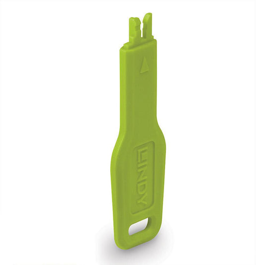 Lindy 47893 RJ45 Port Blocker Key – Green, ABS, CE RoHS Certified