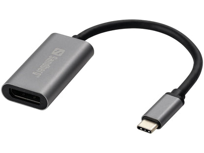Sandberg 136-19 USB-C to DisplayPort Link Adapter – Grey & White Cable