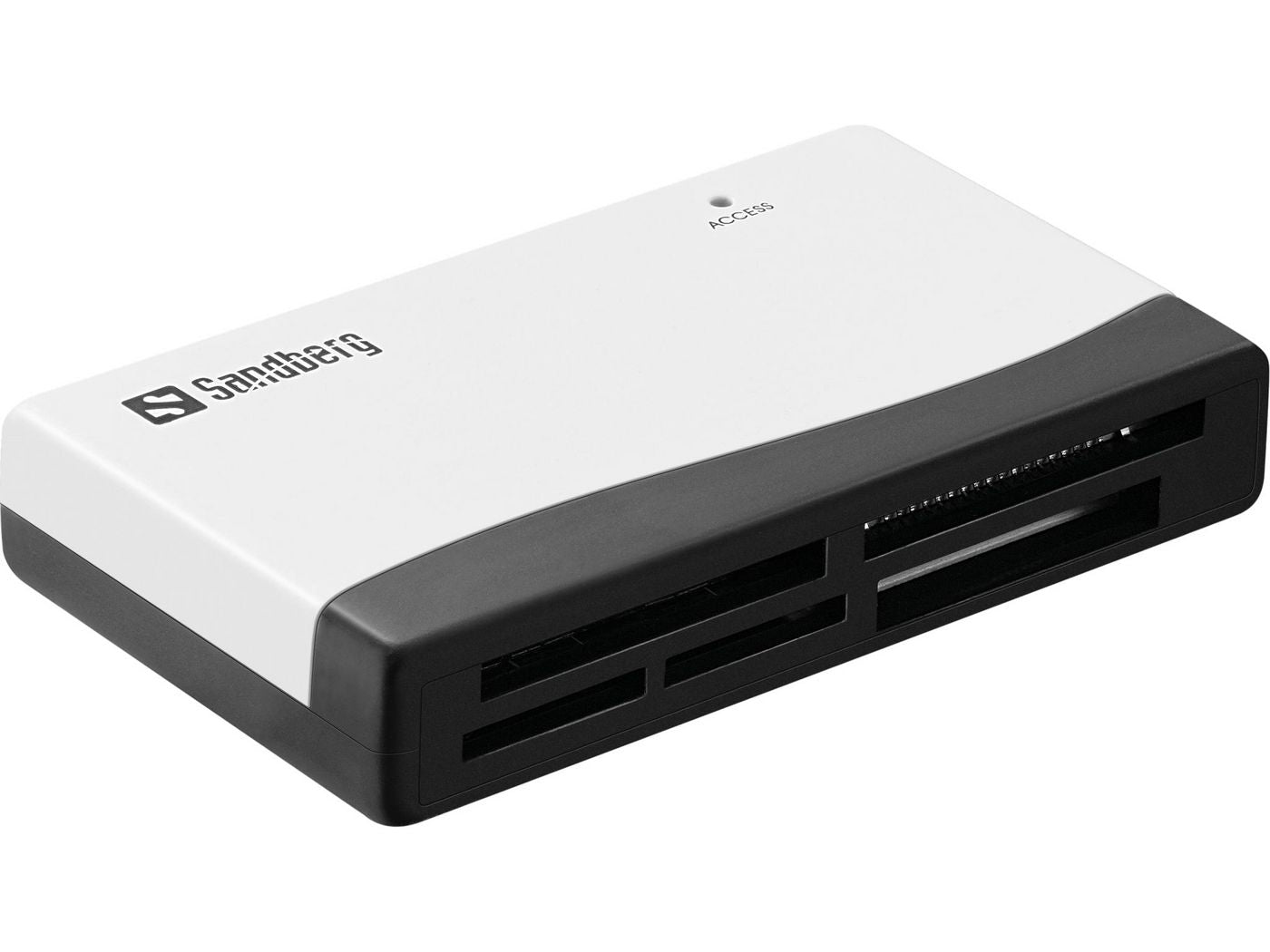 Sandberg 133-46 Multi Card Reader – USB, Black/White, 480 Mbit/s