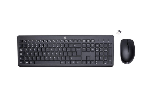HP 18H24AA#ABB Wireless Keyboard and Mouse Combo – Black, QWERTY, 1600 DPI