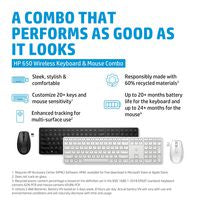 HP 4R013AA#UUW Wireless Keyboard and Mouse Combo – Full-Size, 4000 DPI, Black