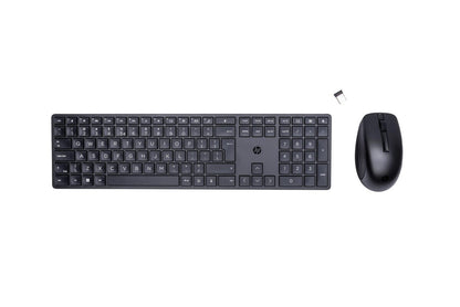 HP 4R013AA#ABB Wireless Keyboard and Mouse Combo – Full-Size, Black