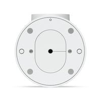 Ubiquiti UACC-CAMERA-CJB-W Security Camera Junction Box – Tamper Resistant, White Aluminium