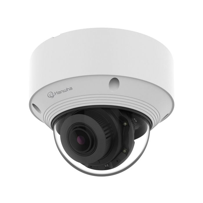Hanwha QNV-C8083R 5MP AI Vandal Dome IP Camera with Varifocal IR Lens