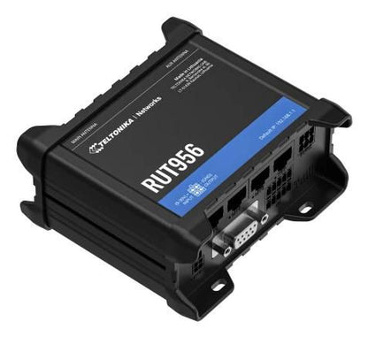 Teltonika Networks RUT956200100 Industrial Cellular Network Router – WiFi/4G CAT4, 5 Antennas