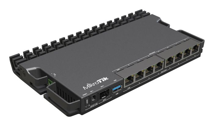 MikroTik RB5009UG+S+IN Wired Router – 9 Ports, USB 3.0, 1GB RAM, RouterOS