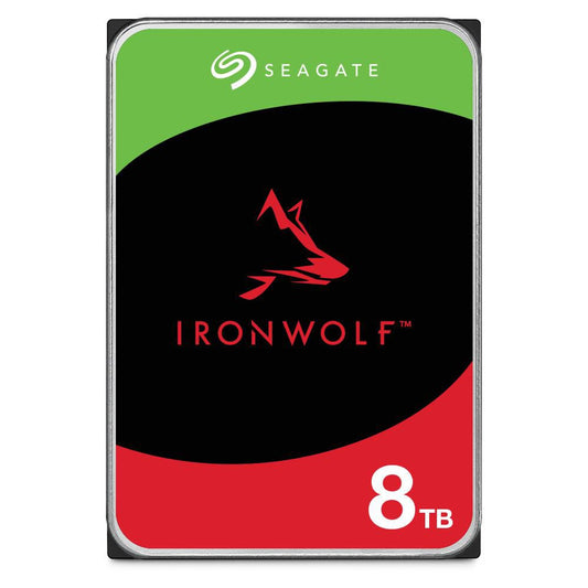 Seagate ST8000VN004 IronWolf 8TB 3.5" HDD – 7200RPM SATA III 256MB