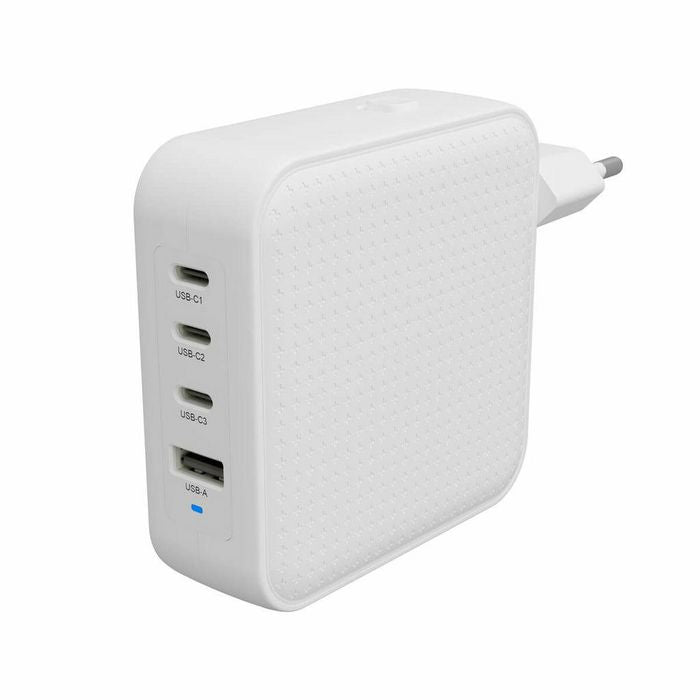 Hyper HJ1002WHWWGL Smart Device Charger – 100W GaN USB-C Fast Charger White