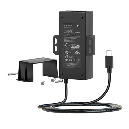 Vivolink VLUSBCPWR100 USB-C 100W PD Power Adapter with EU & UK Cables