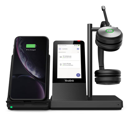 Yealink WH66 DUAL TEAMS DECT Wireless Headset – Binaural Bluetooth Touchscreen