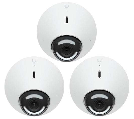 Ubiquiti UVC-G5-DOME-3 IP Camera 3-Pack – 5MP 2K HD Dome, Night Vision