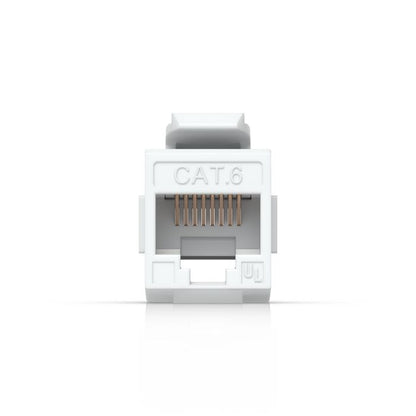 Ubiquiti UACC-KEYSTONE-COUPLER-C6 Cat6 Keystone Coupler 12-Pack RJ45 Female