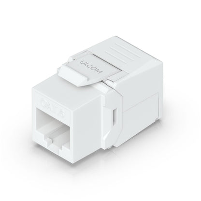 Ubiquiti UACC-KEYSTONE-JACK-C6 Cat6 Keystone Jack 12-Pack Toolless White