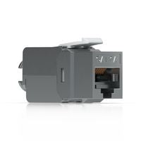 Ubiquiti UACC-KEYSTONE-JACK-C6A Keystone Jack 12-Pack Cat6A Toolless Metallic