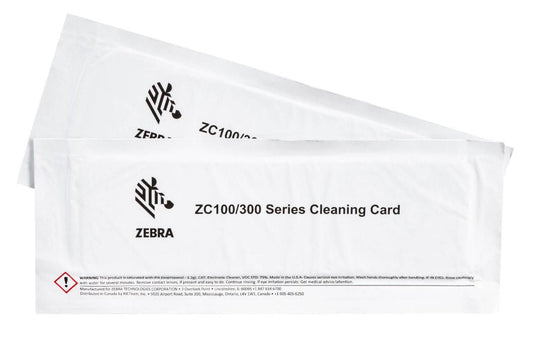 Zebra 105999-310-01 Cleaning Kit – Printer Cleaning Card 2pcs White
