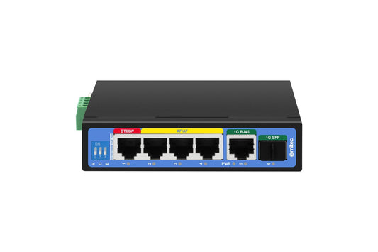 Ernitec ELECTRA-U06-1GB 6-Port 1000Mbps Industrial PoE Network Switch