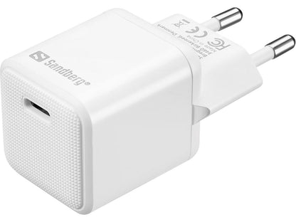 Sandberg 441-42 USB-C AC Charger PD20W EU – 20W Type F White
