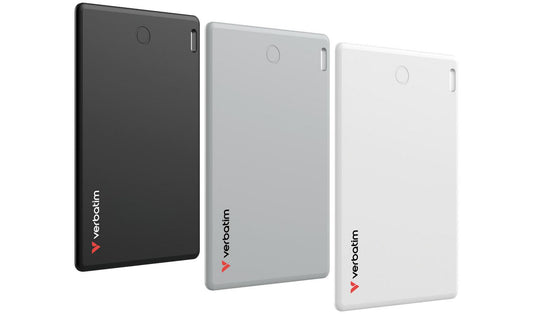 Verbatim 32141 Bluetooth Item Finder – My Finder Card 3 Pack Black/Silver/White