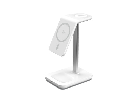 eSTUFF ES638310 3-in-1 Magnetic Wireless Charger – 15W Fast Charging Station