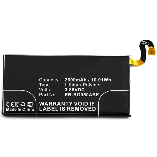 CoreParts MOBX-BAT-SMG950SL Battery – Mobile Phone 3.8V 11.4Wh LiPo Black