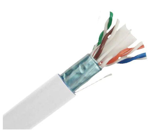 Microconnect Cat6 FTP Solid Network Cable – 305m, 23AWG, 0.55mm CCA, PVC