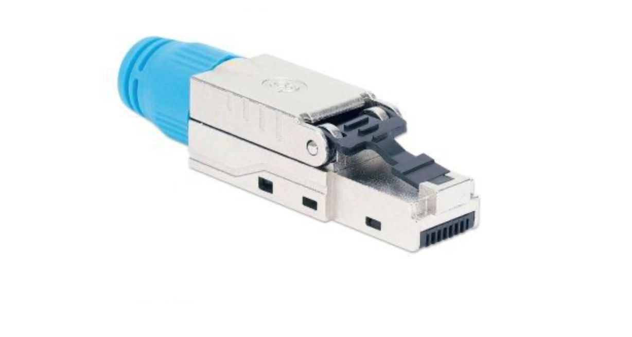 Lanview LVN125465-CAT8.1 RJ45 FTP Plug – Zinc Alloy, Cat8.1, AWG22-24