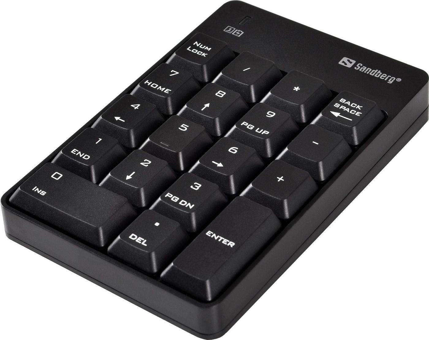 Sandberg 630-05 Wireless Numeric Keypad – 18-Key 2.4GHz Black USB