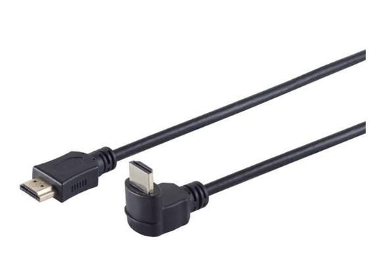 Microconnect HDMI 2.0 Cable 1m – 270° Angled, 4K UHD, Gold-Plated, Black
