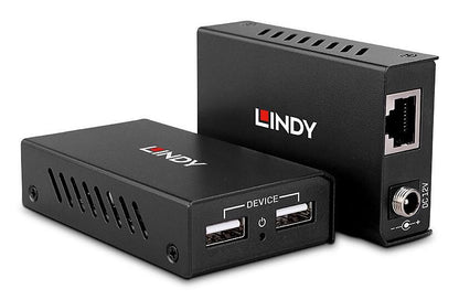 Lindy 43408 100m 2 Port USB 2.0 Cat. 6 Extender – AV Transmitter & Receiver
