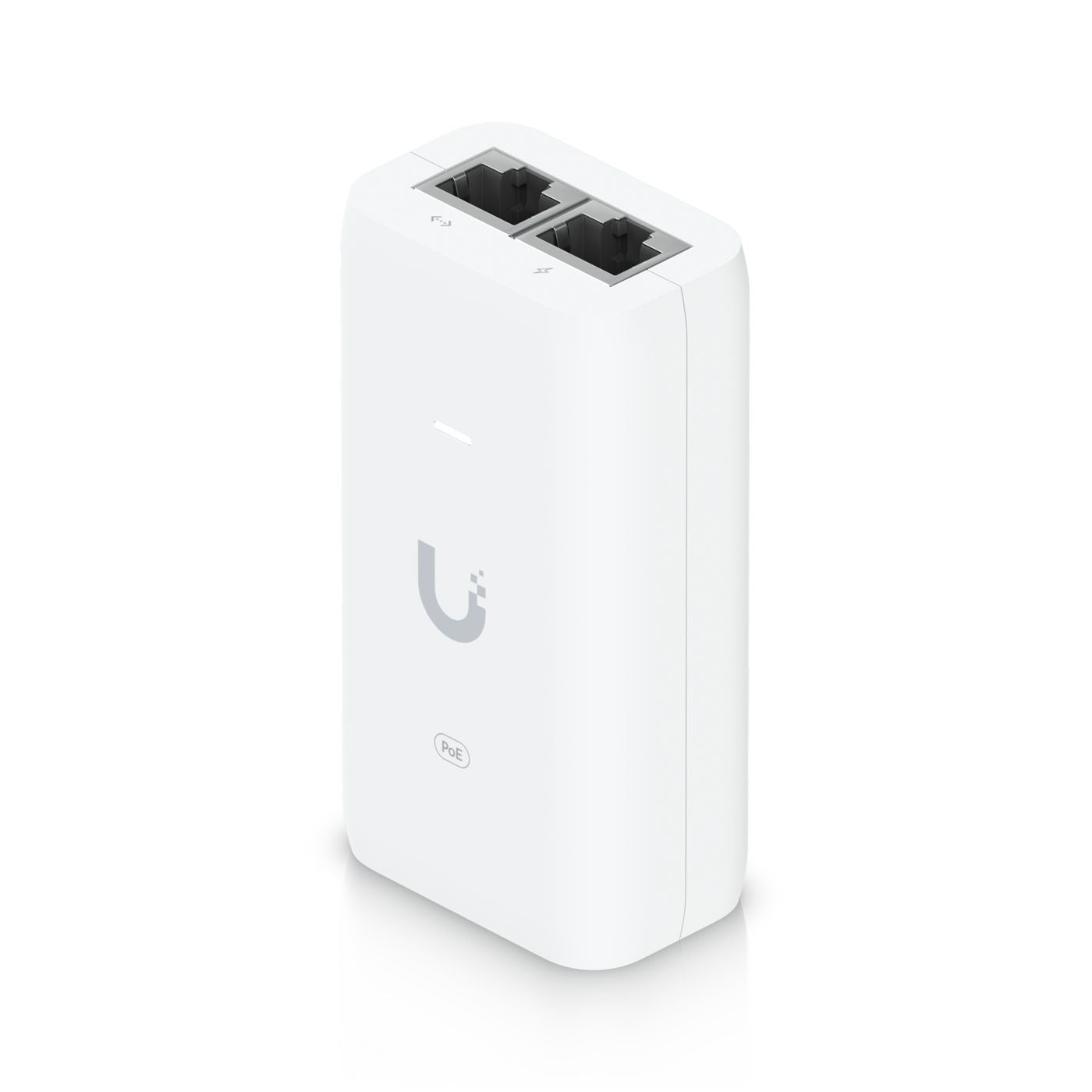 Ubiquiti U-POE PoE Adapter – 15W, Gigabit Ethernet, Active PoE, White