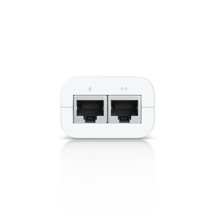 Ubiquiti U-POE PoE Adapter – 15W, Gigabit Ethernet, Active PoE, White