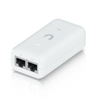 Ubiquiti U-POE PoE Adapter – 15W, Gigabit Ethernet, Active PoE, White