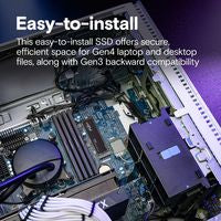 Crucial CT1000P310SSD8 1TB M.2 PCIe Gen4 NVMe Internal SSD – 7100MB/s