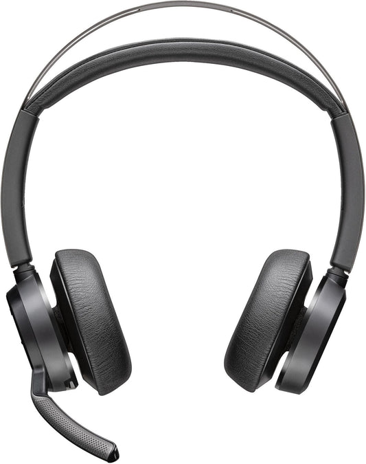 HP 9T9J3AA Voyager Focus 2 USB-C-C Headset + USB-C/A Adapter – Stereo Bluetooth