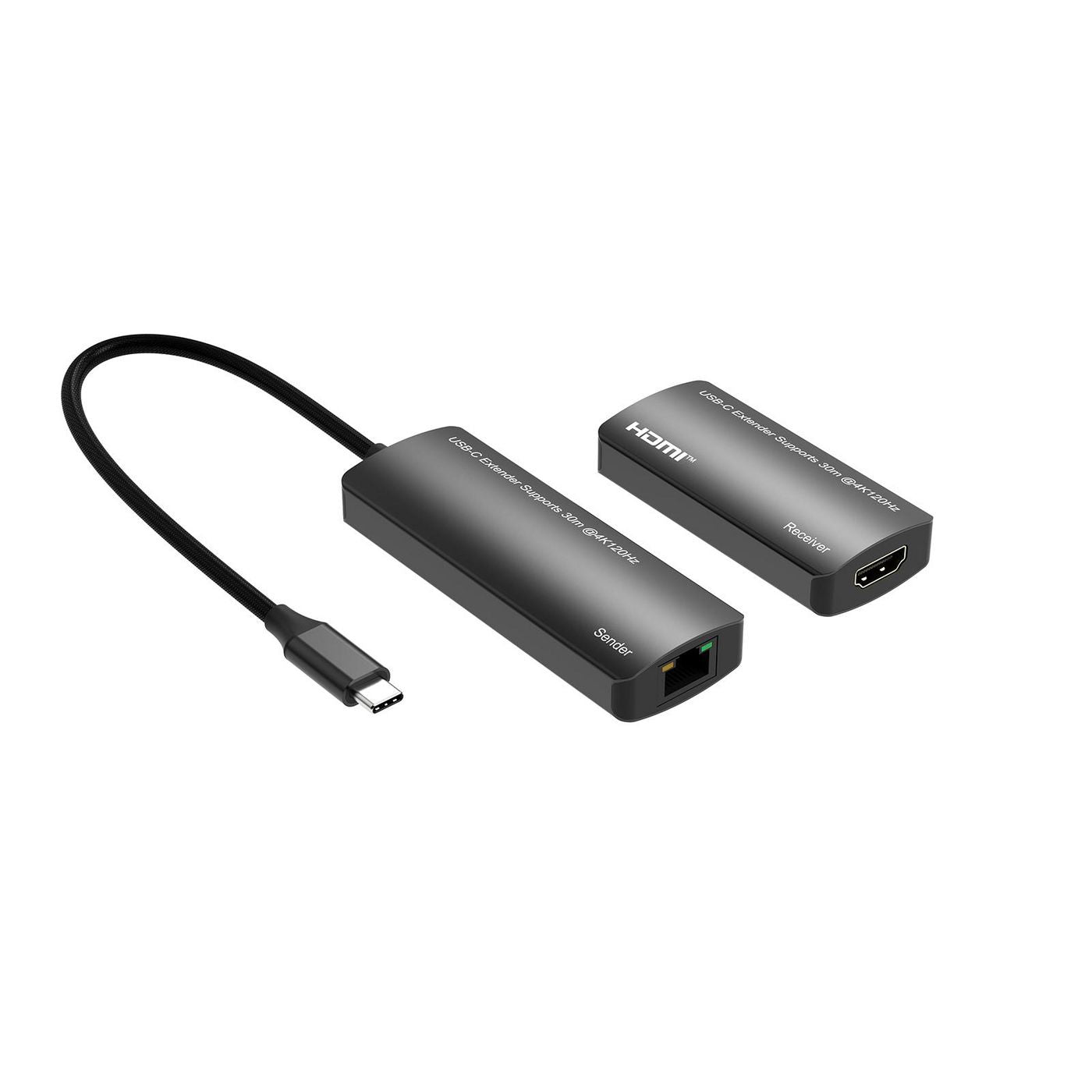 MicroConnect MC-USBCHDMIEXT-30M AV Extender – USB-C to HDMI 30m 4K@120Hz