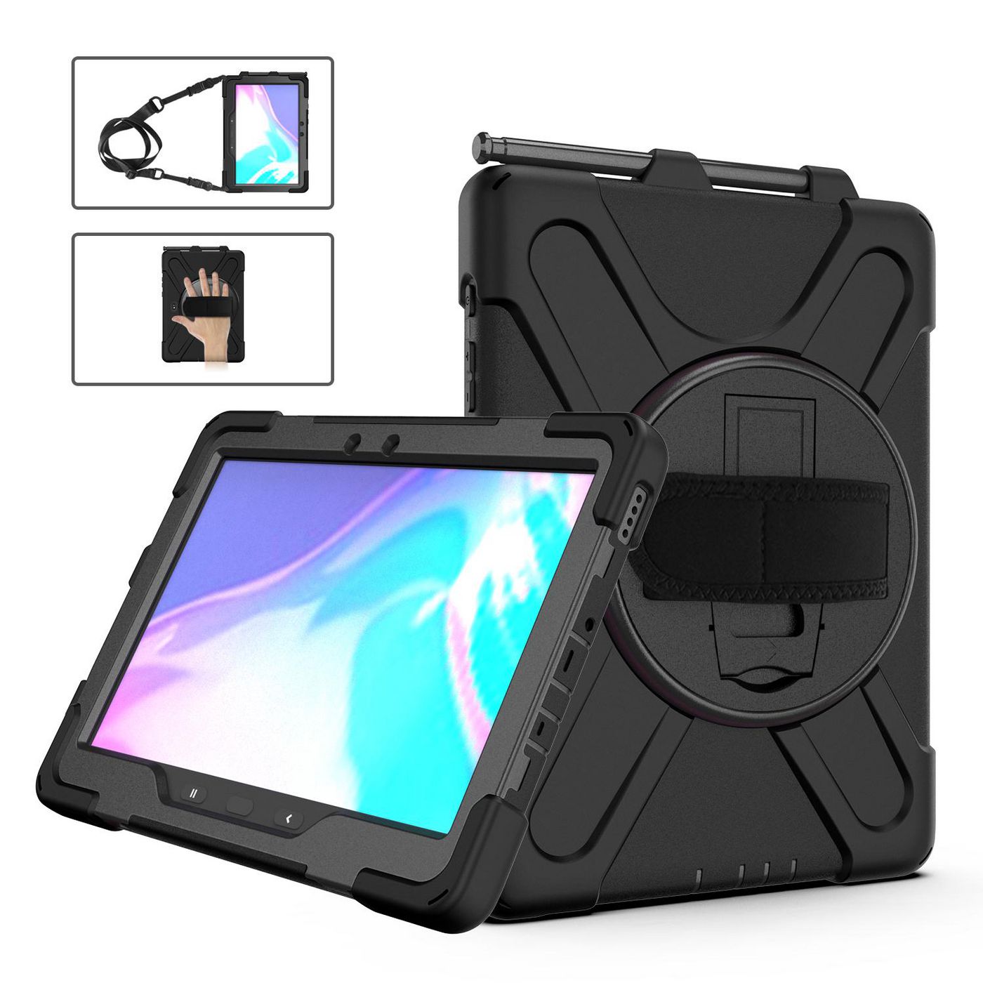 ProXtend PX-TCOV-SAMACT4101-01B Rugged Tablet Case 10.1" Black